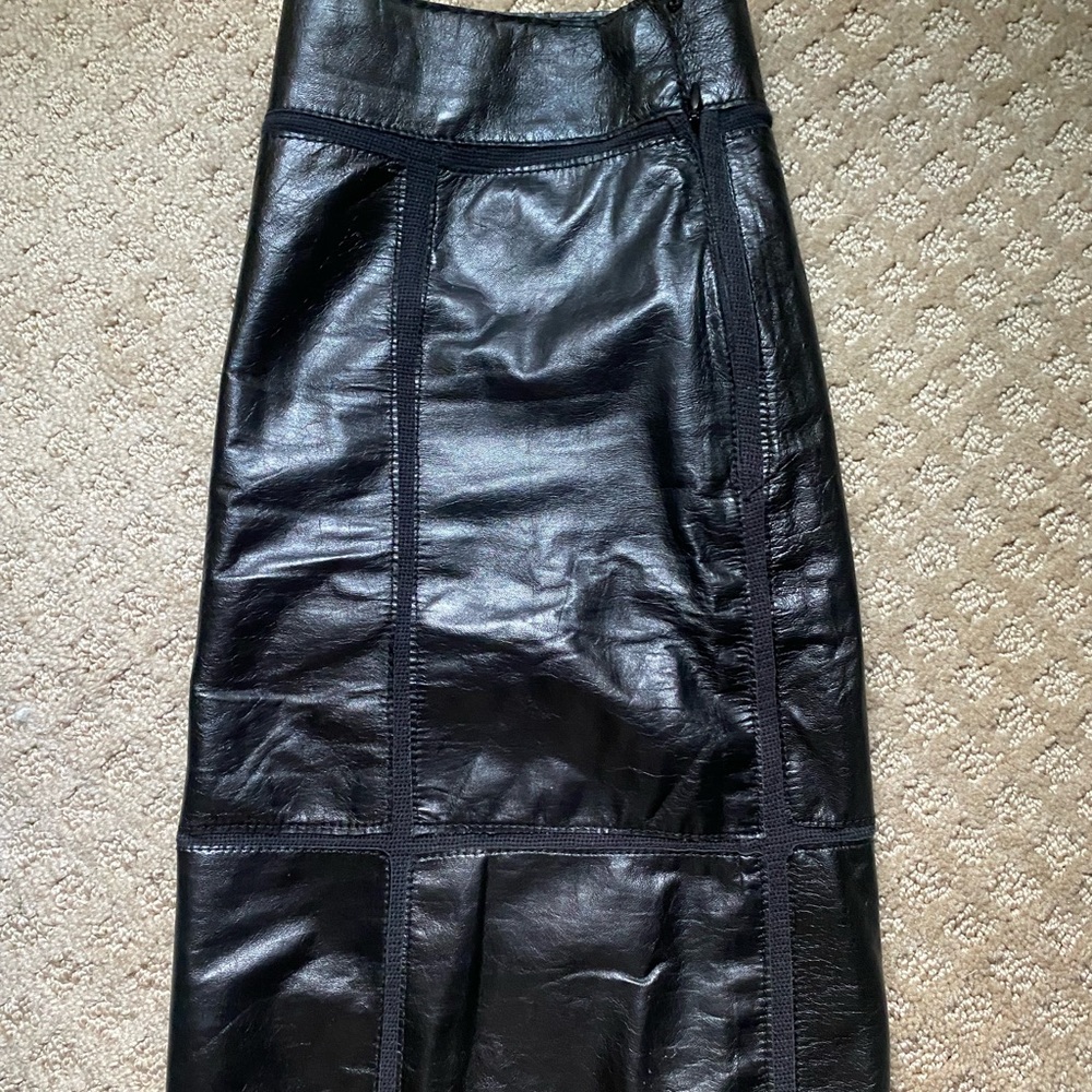 Fendi Authentic Genuine Leather Skirt - Picture 5 of 11